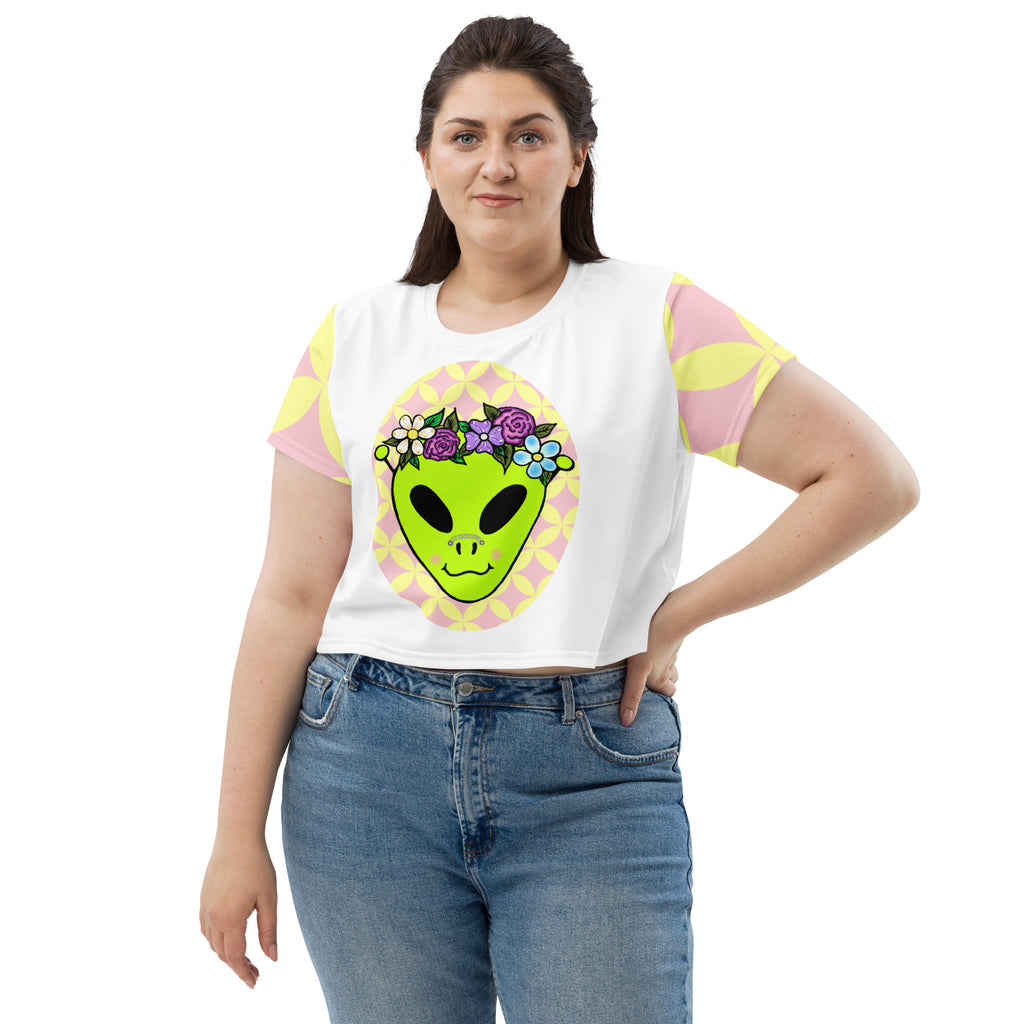 May Queen Martian- Crop Tee