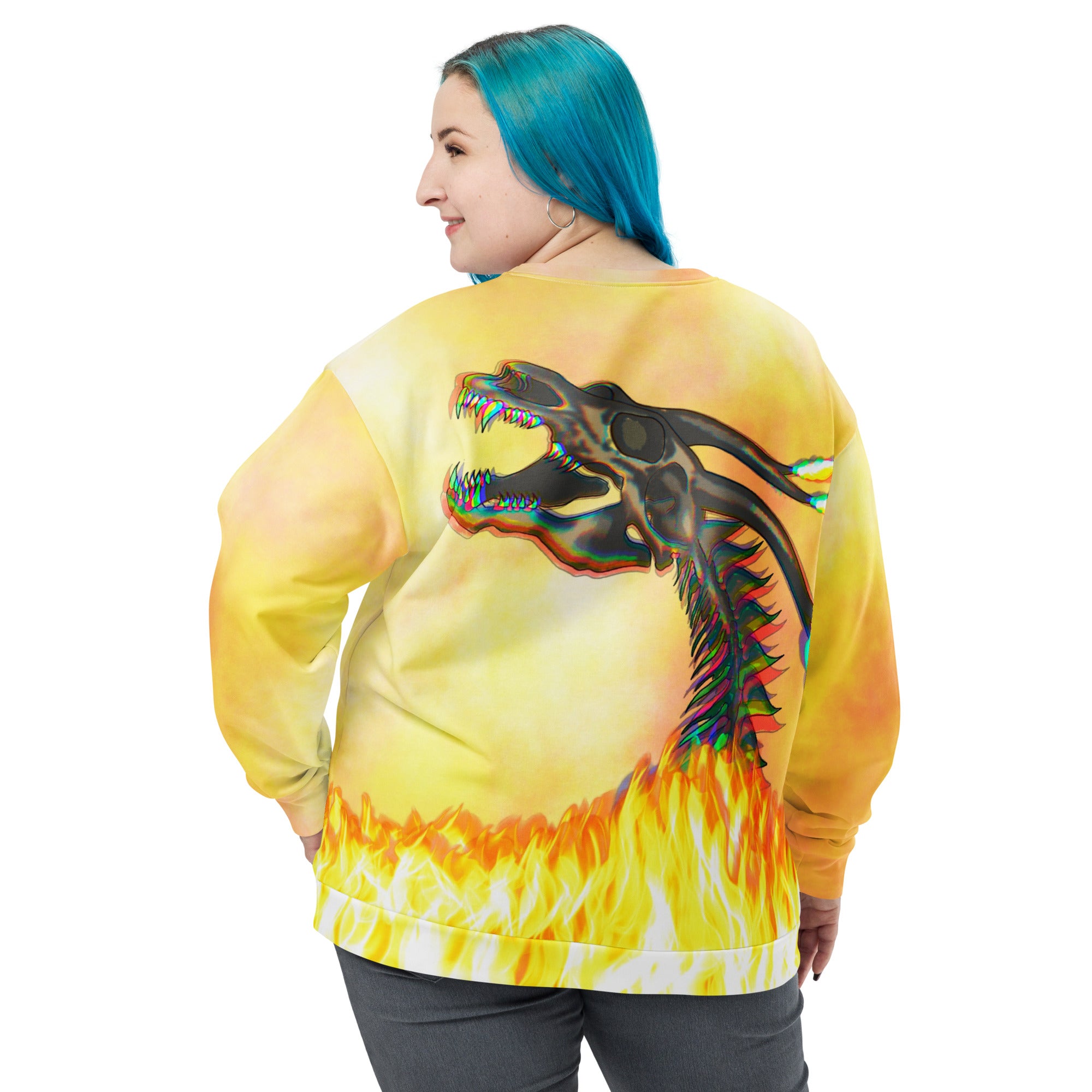 From The Flame- Print All Over, Unisex Sweatshirt