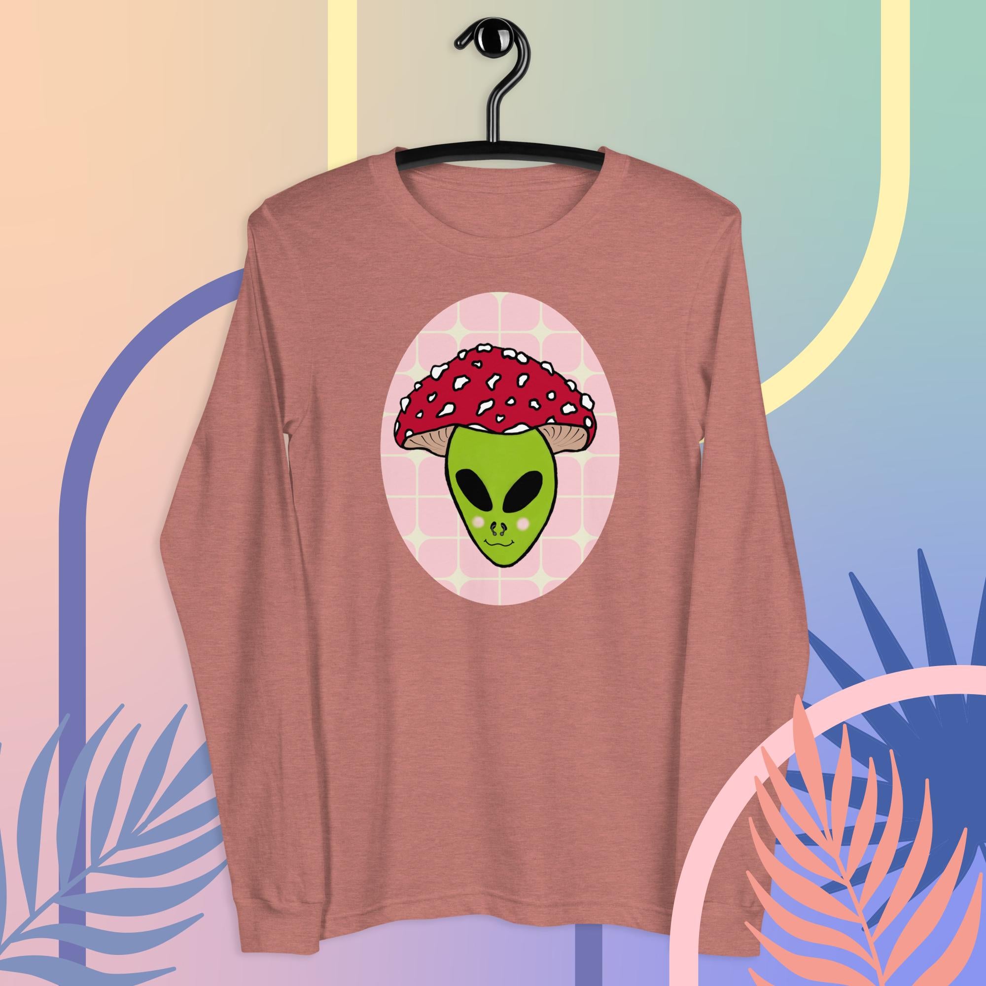 Amanita Alien- Unisex Long Sleeve Tee