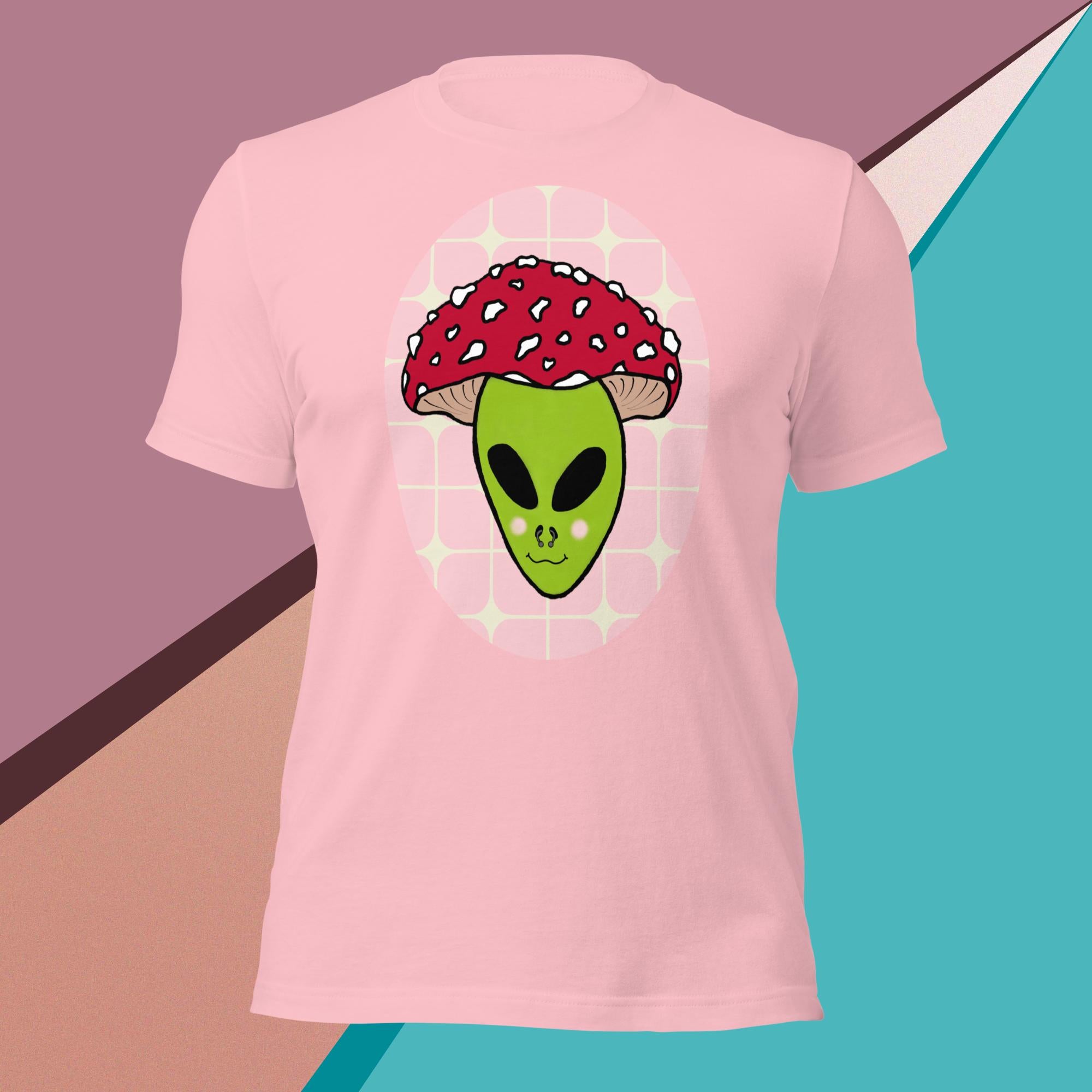 Amanita Alien: Short Sleeve Unisex T-shirt