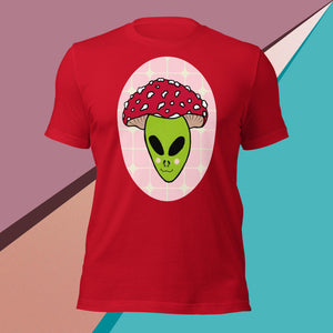 Amanita Alien: Short Sleeve Unisex T-shirt