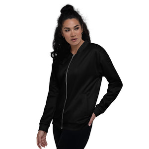 The Relic- Unisex Bomber Jacket, Black