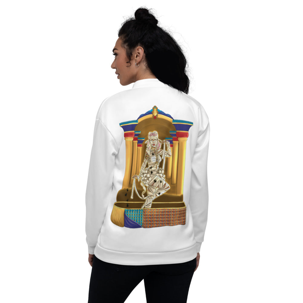 The Relic- Unisex Bomber Jacket, White