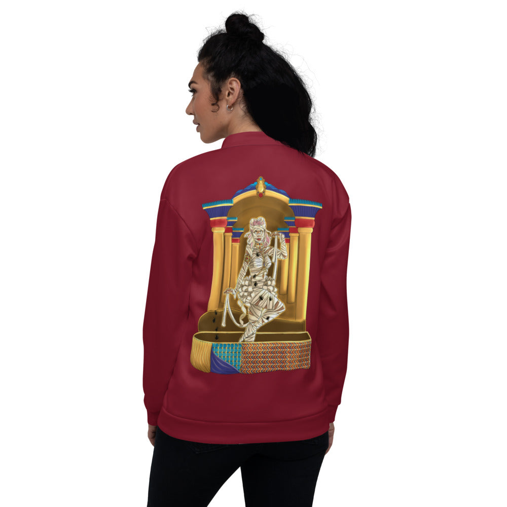 The Relic- Unisex Bomber Jacket, Maroon