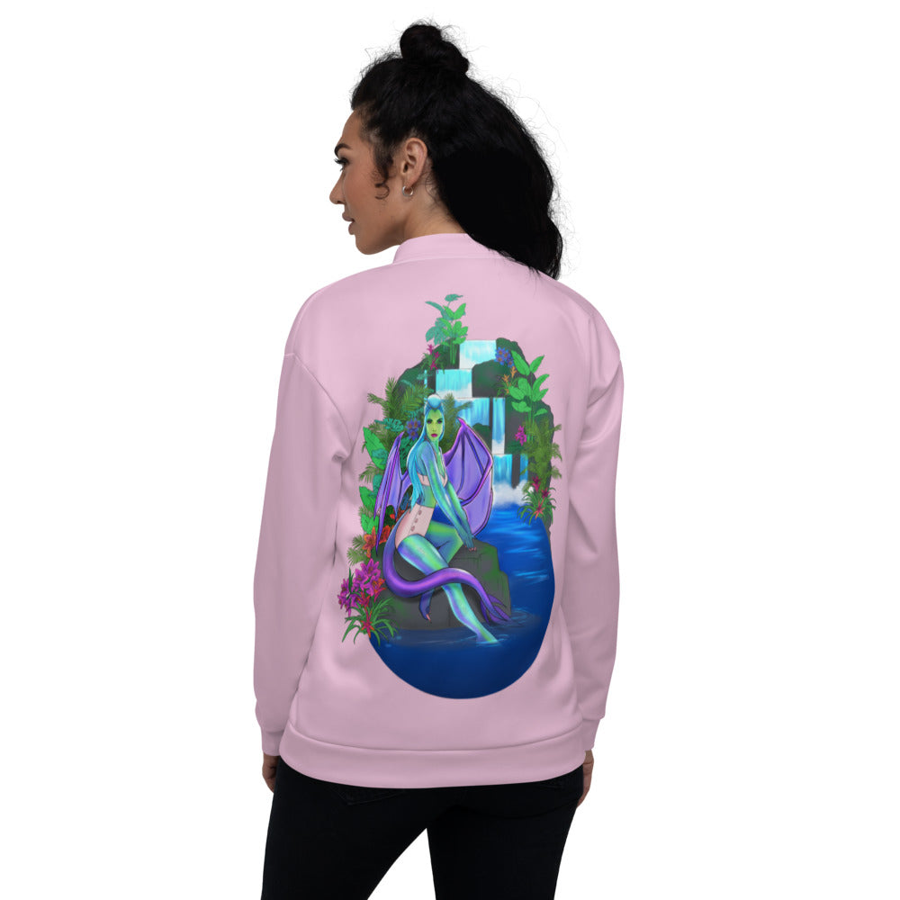 The Hydra- Unisex Bomber Jacket, Lilac