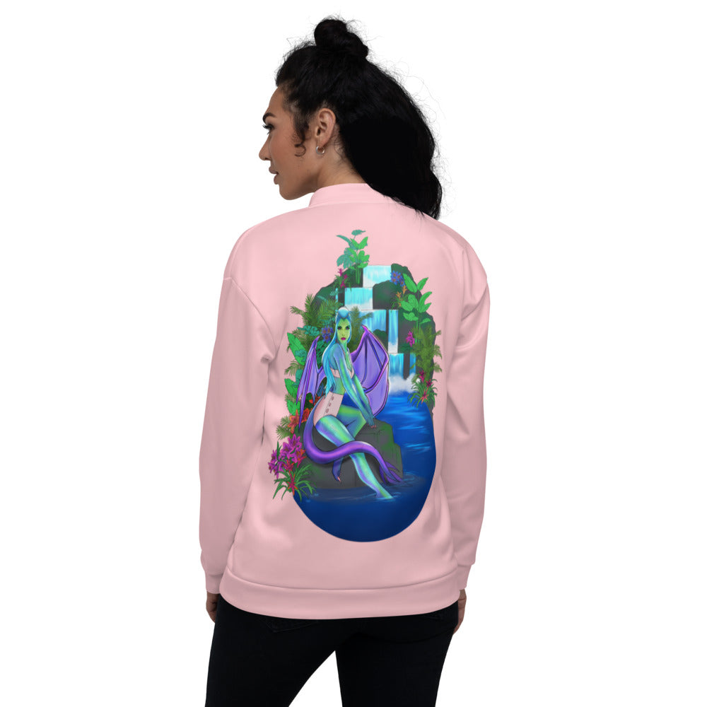 The Hydra- Unisex Bomber Jacket, Pink