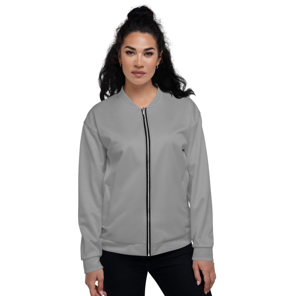 The Archer- Unisex Bomber Jacket, Grey