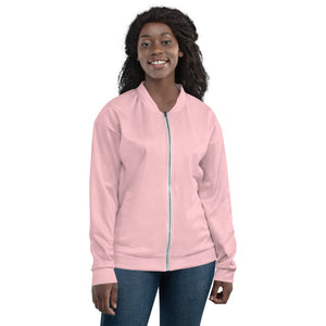 The Sprite- Unisex Bomber Jacket, Pink