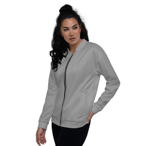 The Archer- Unisex Bomber Jacket, Grey