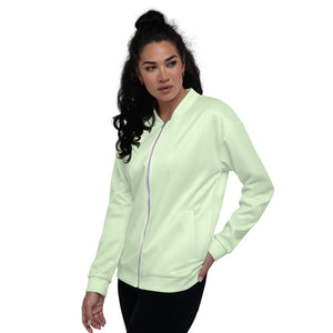 The Archer- Unisex Bomber Jacket, Seafoam Green