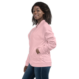 The Prism- Unisex Bomber Jacket, Pink