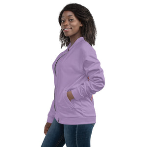 The Prism- Unisex Bomber Jacket, Purple