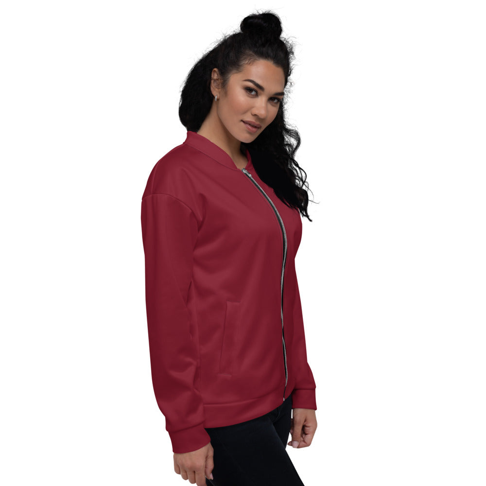 The Relic- Unisex Bomber Jacket, Maroon