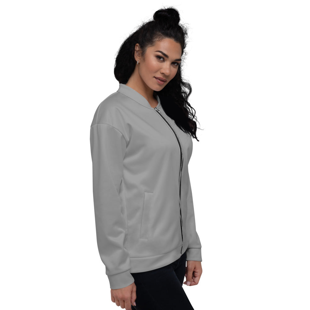 The Archer- Unisex Bomber Jacket, Grey