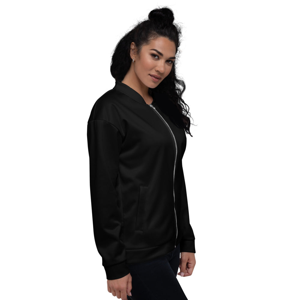 The Basilisk- Unisex Bomber Jacket, Black