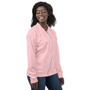 The Sprite- Unisex Bomber Jacket, Pink