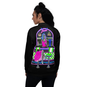 The Soda Jerk- Unisex Bomber Jacket, Black