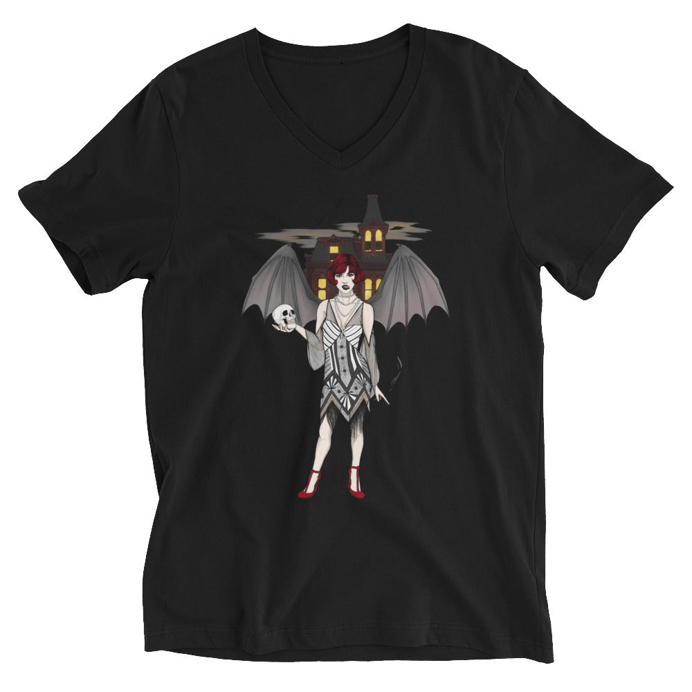 The Mistress- Unisex Short Sleeve V-Neck T-Shirt