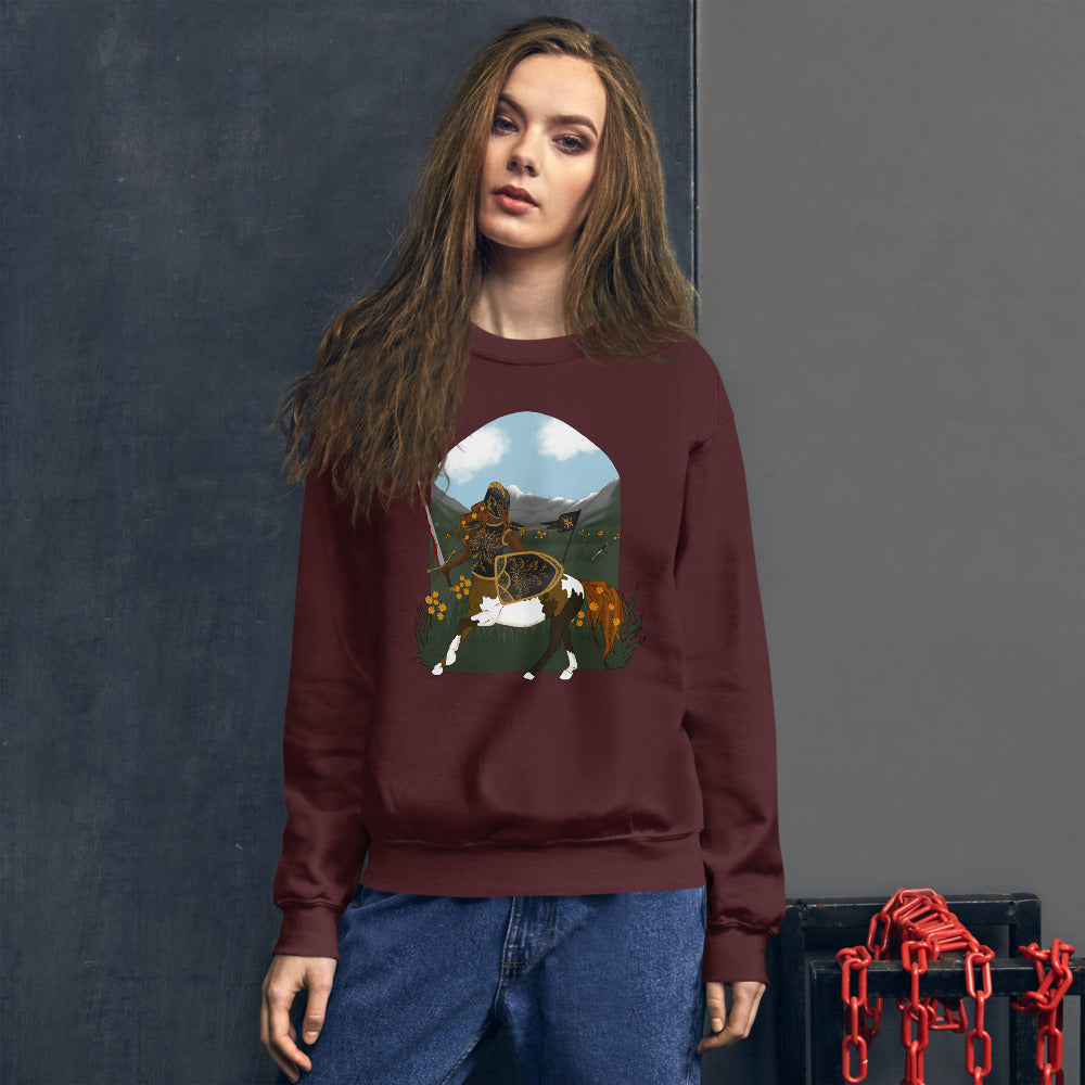 The Shield-Maiden: Unisex Sweatshirt