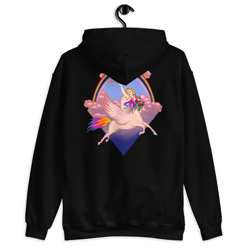 The Prism- Unisex Hoodie, Back Print