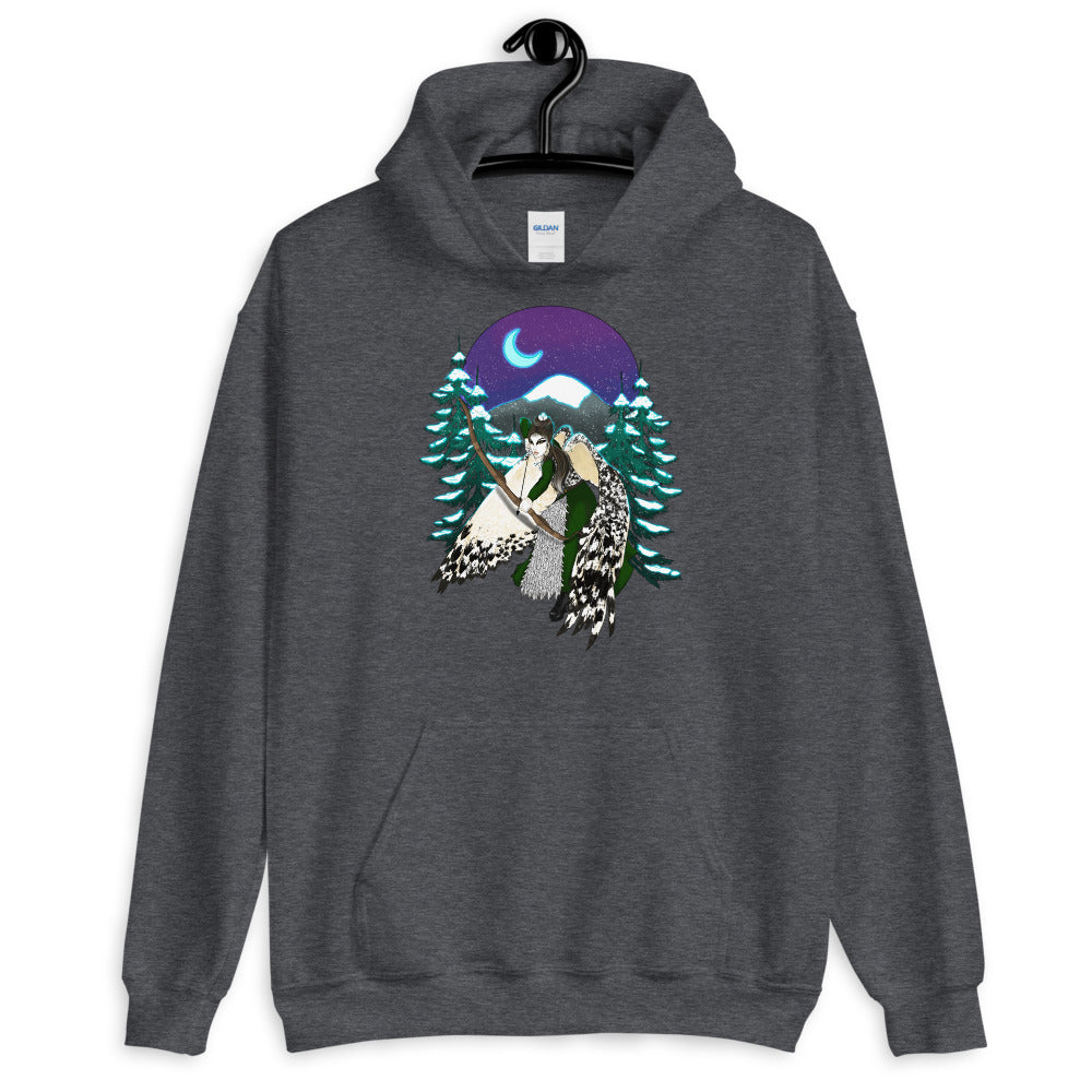 The Archer- Unisex Hoodie, Front Print