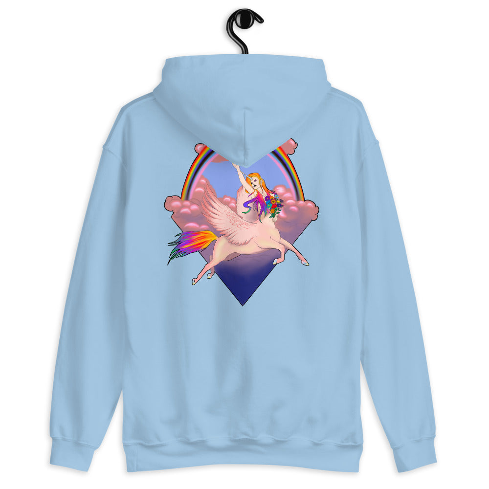 The Prism- Unisex Hoodie, Back Print