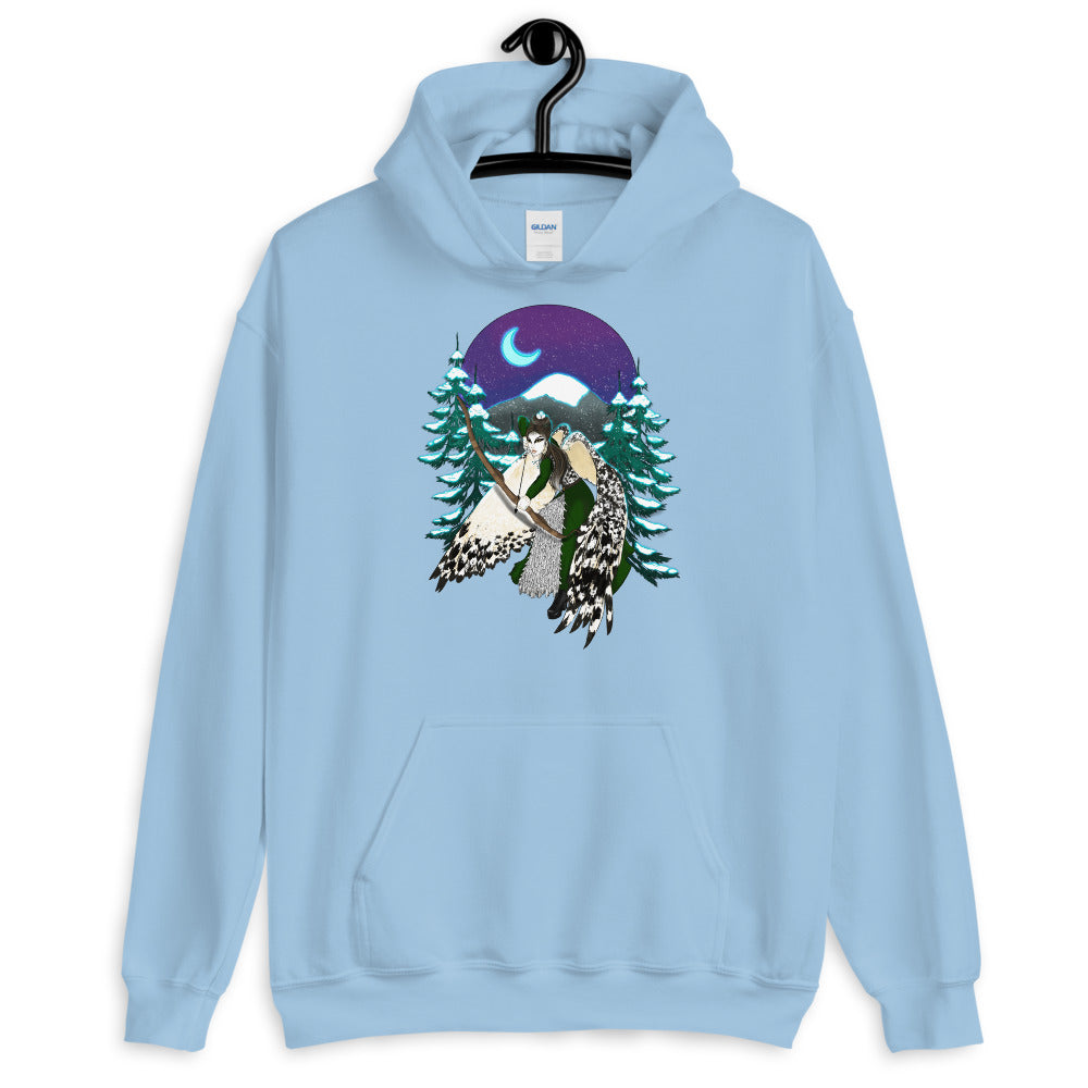 The Archer- Unisex Hoodie, Front Print