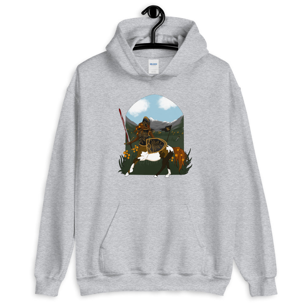 The Shield-Maiden: Unisex Hoodie, Front Print