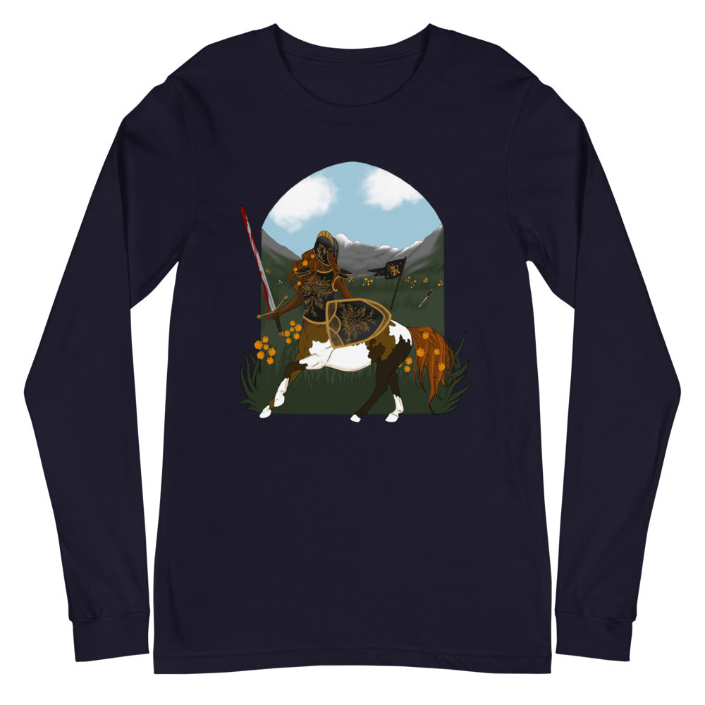 The Shield-Maiden: Unisex Long Sleeve Tee