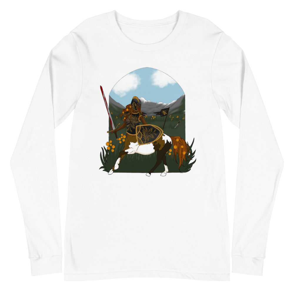 The Shield-Maiden: Unisex Long Sleeve Tee