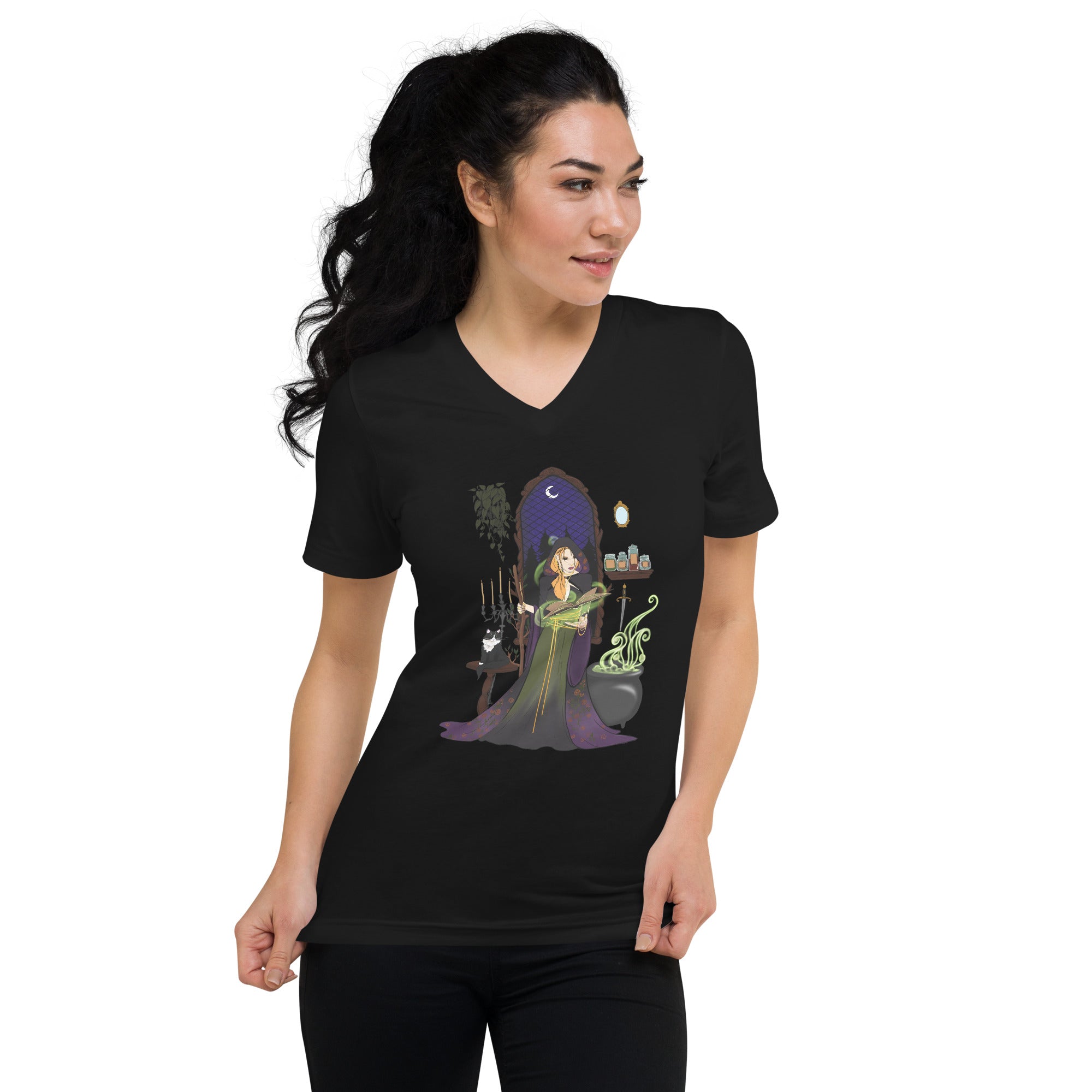 The Mage-Unisex Short Sleeve V-Neck T-Shirt