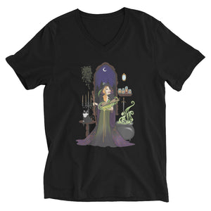 The Mage-Unisex Short Sleeve V-Neck T-Shirt