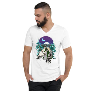 The Archer- Unisex Short Sleeve V-Neck T-Shirt