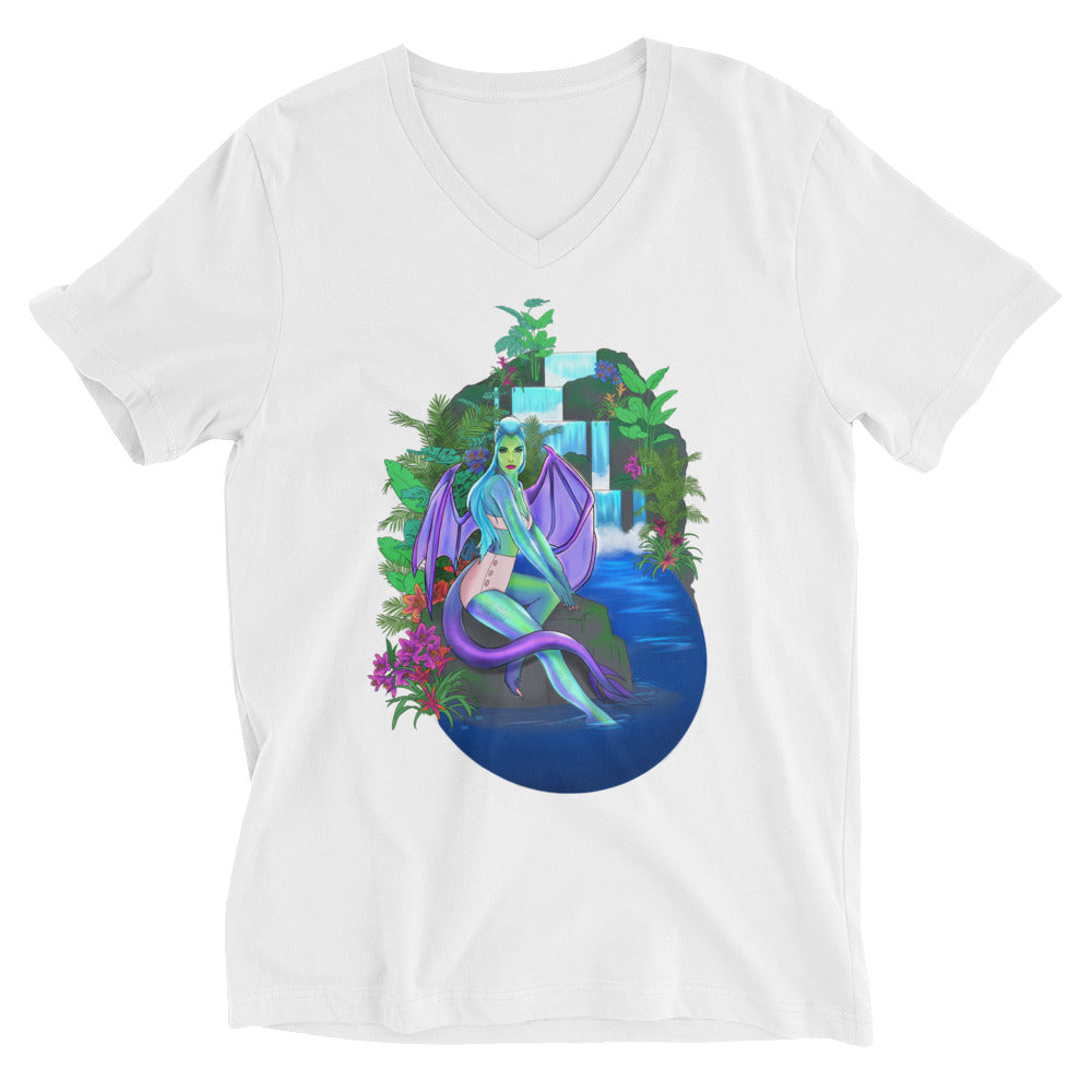 The Hydra- Unisex Short Sleeve V-Neck T-Shirt