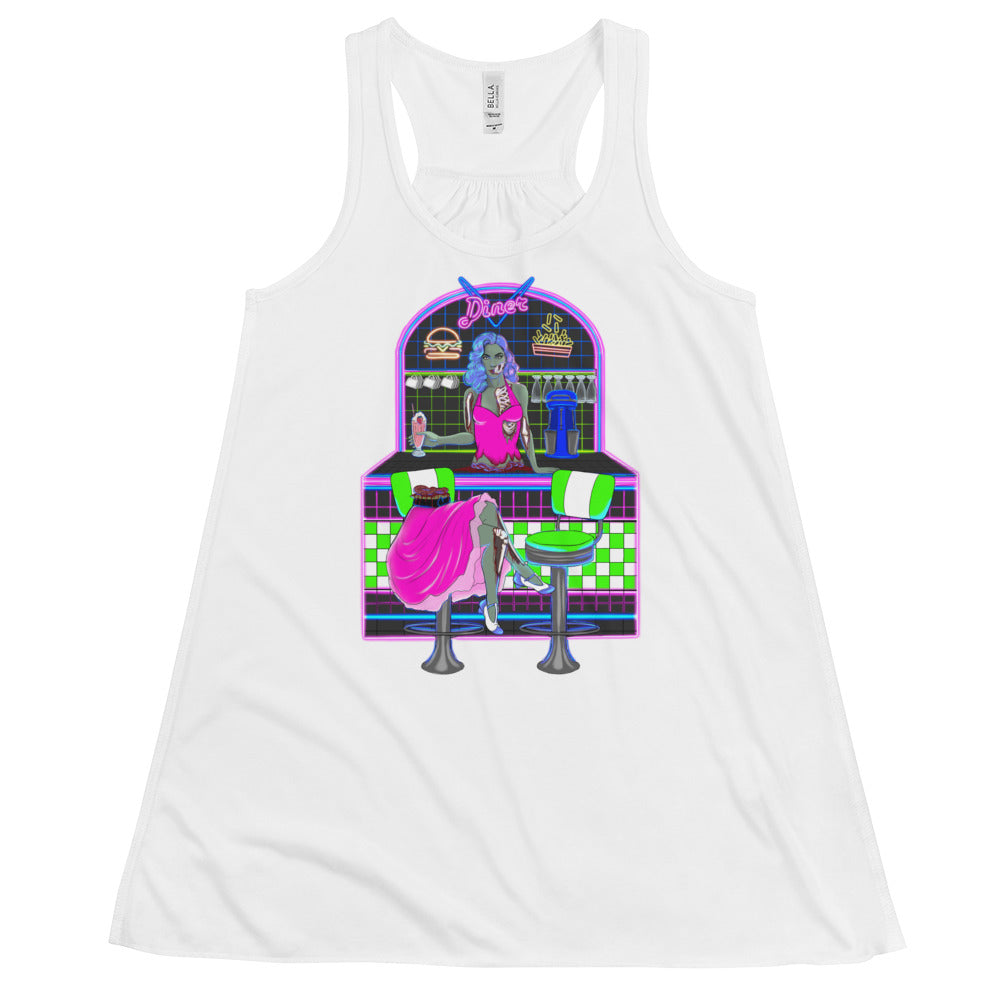 The Soda Jerk- Flowy Racerback Tank