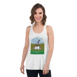 Fable Fashion Logo- Flowy Racerback Tank