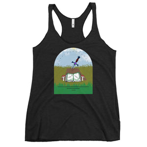 Fable Fashion Logo- Fitted Racerback Tank